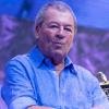 Sänger Ian Gillan von der britischen Band Deep Purple.