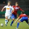 Oktober 2011: Florian Niederlechner im Trikot der Spielvereinigung Unterhaching.