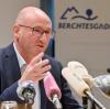 Am Sonntagvormittag informierte CSU-Landrat Bernhard Kern in einer Pressekonferenz über die Hochwasser-Lage im Berchtesgadener Land.