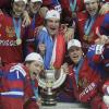 Die Russen haben nach 2009 wieder eine Eishockey-WM gewonnen. Foto: Mauri Ratilainen dpa