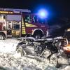An diesem Bahnübergang in Pfronten (Ostallgäu) sind in 20 Jahren vier Menschen gestorben. Zuletzt am 21. Januar 2019, ein 47-Jähriger starb nach dem Zusammenstoß seines Wagens mit einem Zug.