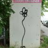 Mit dieser Blume wurde Augsburgs Graffitikünstler bekannt. 