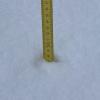 47 Zentimeter hoch war am Samstagmorgen die Schneedecke in Finning.