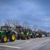 Schon früh machten sich Landwirte aus dem Landkreis auf den Weg nach Nördlingen zum Protest. Der Verkehr staute sich auf der B25 und in der Innenstadt. Über 1000 Traktoren waren auf der Kaiserwiese.