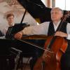 Pieter Wispelwey am Cello und Paolo Giacometti am Flügel sind ein bestens eingespieltes Duo, was die Musiker auch in Leitheim bewiesen.  	