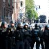 Beim G20-Gipfel war auch am Freitag ein Großaufgebot der Polizei im Einsatz. Es gab wieder Gewalt von G20-Gegnern.