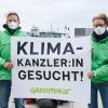 Greenpeace-Aktivisten vor dem Hauptbahnhof in Berlin. Christian Lindner setzt auf die Wissenschaft, wenn es um die Bekämpfung der Erderwärmung geht. . 