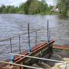 Nach den heftigen Niederschlägen am Wochenende in Rott (das Bild zeigt das Hochwasser im Engelsrieder See) wurden im Rotter Trinkwasser Keime entdeckt. 