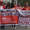 Boko Haram hatte im April 2014 mehr als 200 überwiegend christliche Schülerinnen aus dem Ort Chibok in Borno entführt. EPA/STR