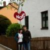 Tobias Fuchsluger aus Hausen hat Natalie Bilz aus Dillingen einen Maibaum gestellt.