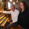Kirchenmusiker Rainer Goede und Komponistin Dorothea Hofmann ließen die Orgel in der Erlöserkirche lebendig werden. 