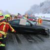 Bei dem Unfall auf der A8 zwischen Burgau und Günzburg wurden mehrere Menschen verletzt.