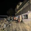 Etwa 50 Einsatzkräfte der Feuerwehren löschten am Freitagmorgen den Brand auf der Lutzinger Goldbergalm. 