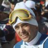 Der junge Skirennfahrer Christian Neureuther lächelt bei den Alpinen Ski-Weltmeisterschaften 1978 in die Kamera.