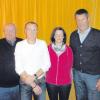 Die neue Führung des Skiclubs Marxheim: (von links) Werner Greipel (2. Vorsitzender), Dieter Burzler (Vorsitzender), Claudia Reichardt (Schriftführerin) und Michael Hesselt (Kassier). 