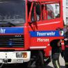 Katastrophenschutzübung bei der Freiwilligen Feuerwehr Pfersee.