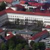 Die Ludwig-Maximilians-Universität in München ist von oben zu sehen.