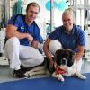 Gutes Team: Patrick Cronauer, Lisa Mesch und der werdende Therapiehund Kaleo