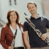 Die beiden Klarinettisten Michaela Butz und Michael Wurzer aus Rinnenthal sind das Duo M und spielen im Friedberger Schloss.