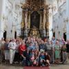 Die Königsbrunner Reisegruppe besuchte unter anderem die Rokokokirche in Bergen. 	