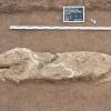 Dieser Menhir wurde in Oettingen gefunden. Archäologe Manfred Woidich stellte in einem Vortrag im Rahmen der Rieser Kulturtage die bedeutendsten Funde im Landkreis vor. 