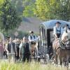 Der historische Kaufmannszug war bereits 2007 auf dem Weg von Augsburg nach Allmannshofen. 