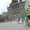 Am Wochenende findet auf dem Elias-Holl-Platz in Augsburg ein Streetsoccer-Turnier statt.