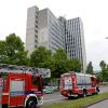 Bombendrohung im Augsburger Univiertel: Das Hochhaus ist wieder geöffnet. 