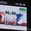 Nichts zu holen für den FCA gegen Hoffenheim: Mit 0:2 ging das Spiel verloren. Was die Logos angeht, sind beide Teams erkennbar auf Augenhöhe.