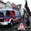 Feuerwehreinsatz am Augsburger Herkulesbrunnen. Bild: Berufsfeuerwehr Augsburg