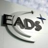 Das Logo von EADS am Standort in Friedrichshafen am Bodensee.