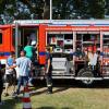 Bei Kooperation im Kiez haben 250 Schülerinnen und Schüler Einrichtungen und Organisationen kennengelernt. So stellte sich etwa auch die Freiwillige Feuerwehr Oberhausen vor.