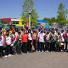Sportlerinnen und Sportler aus Burkina Faso, die an den 'Special Olympics World Games' in Berlin teilnehmen, durften Legoland und die Fahrgeschäfte in aller Ruhe erleben.