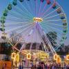 Auch das Riesenrad Caesar Wheel wird beim Dillinger Frühling aufgebaut.  	