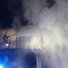 In der Nähe des Günzburger Bahnhofs fingen in der Nacht zwei Reisebusse Feuer. Möglicherweise steckte Brandstiftung dahinter.