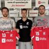 Raphael Groß und Julian Nief tragen ab sofort wieder weinrote Trikots. Trainer Tobias Hartmann ist froh, dass er auf die beiden Könner zählen darf. 	