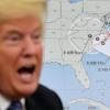 Donald Trump spricht im Oval Office des Weißen Hauses über Hurrikan «Florence».