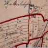 Diese historische Karte zeigt die Ackerfluren im geteilten Ort Halbertshofen. Heute ist der Weiler ein Ortsteil von Buch.  