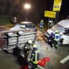 Bei einem Unfall in Nattenhausen sind am Montagabend verletzten sich vier Personen.