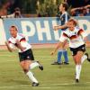 Ein Moment für die Ewigkeit: Andreas Brehme bejubelt sein Tor im WM-Finale 1990 gegen Argentinien.