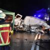 Einer der schlimmen Unfälle 2022 im Donau-Ries-Kreis: Mitte Oktober starb der Fahrer eines Kleintransporters auf der B25 bei Harburg bei einem Zusammenstoß mit einem Lkw.