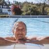 Manfred Warnholz ist 75. Er schwimmt täglich frühmorgens im Inselbad seine 1000 Meter. 