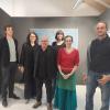 Die Künstler (von links) Raphael Grotthuss, Angelika Hoegerl, Peter Mayr, Sabine Köhl, Christine Ott und Tobias Krug beteiligen sich an der Ausstellung „PuR – Papier und Raum“ in St. Ottilien.
