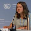 Greta Thunberg bei den UN-Klimaverhandlungen in Bonn.