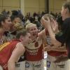 Berechtigter Jubel bei den Nördlinger Bundesliga-Basketballerinnen: Die Xcyde Angels gewinnen in der eigenen Halle mit 93:72 gegen Saarlouis.  	