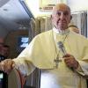 Auf dem Flug von Rom nach Santiago de Chile: Papst Franziskus unterhielt sich gestern an Bord des Flugzeugs mit Journalisten. 