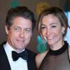 Hugh Grant hat Medienberichten zufolge am Samstag seine schwedische Freundin Anna Eberstein geheiratet. Das Bild zeigt das Paar bei den BAFTA British Academy Film Awards 2017.