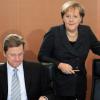 Guido Westerwelle und Angela Merkel.