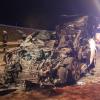 Aus brennendem Auto gerettet: Schwerst verletzt
