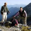 Karl Heiligmann fotografierte 2005 Karl Heiligmann und Manfred Bauer oberhalb der Rappenseehütte.